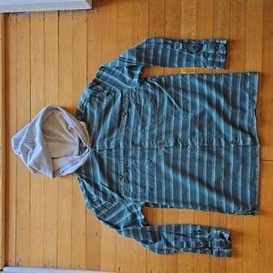 BIXBY NOMAD Hooded Flannel Boys' size L (12-14)